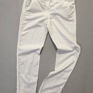 J.Crew City Fit White Linen Pants Women’s Size 0 Summer Casual